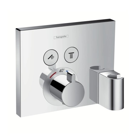 Hansgrohe Thermostat Unterputz ShowerSelect, 15765000, für 2 Verbraucher Fertigset 2 Verbraucher chr