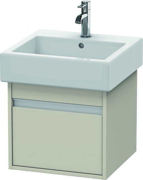 Duravit Ketho Waschtischunterbau wandhängend Taupe Matt 450x440x410 mm - KT668509191