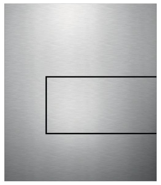 Tece square Urinal-Betätigungsplatte m. Kart. Metall, Edelstahl gebürstet, 9242810