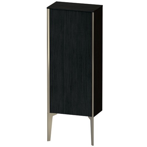 Duravit XViu Halbhochschrank Eiche Schwarz Matt 400x240x890 mm - XV1305RB116