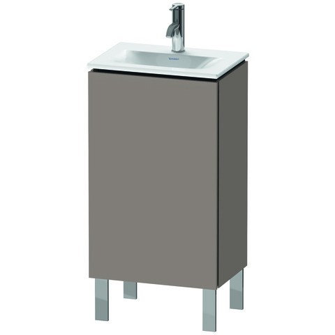 Duravit L-Cube Waschtischunterbau bodenstehend Basalt Matt 440x311x704 mm - LC6580L4343