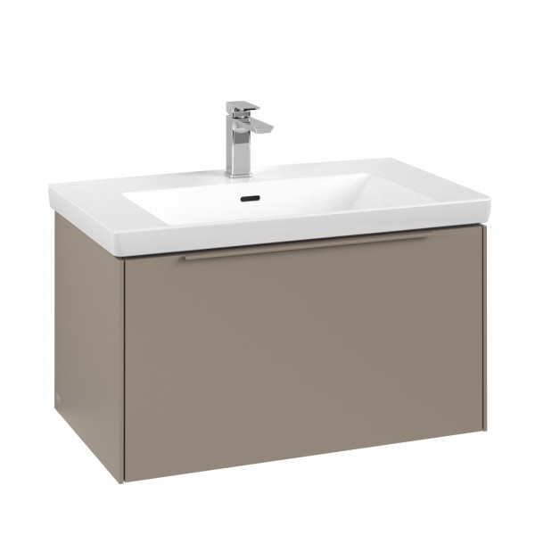 Villeroy & Boch Subway 3.0 Waschbeckenunterschrank, mit Beleuchtung, 1 Auszug, 772 x 432 x 462 mm, T