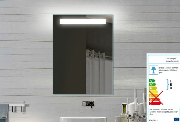 Neuesbad LED Lichtspiegel, B:600, H:800 mm