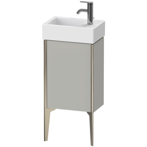 Duravit XViu Waschtischunterbau bodenstehend Betongrau Matt 364x234x493 mm - XV4530LB107