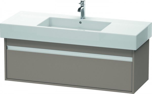 Duravit Ketho Waschtischunterbau wandhängend Basalt Matt 1200x455x410 mm - KT669204343