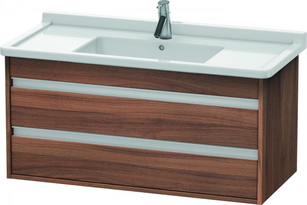 Duravit Ketho Waschtischunterbau wandhängend Nussbaum Matt 1000x455x480 mm - KT664507979