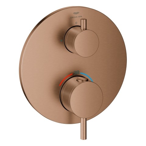 GROHE Thermostat-Brausebatterie Atrio 24357 FMS für 35604 warm sunset gebürstet, 24357DL0