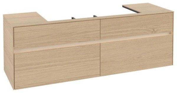 Villeroy & Boch Waschtischunterschrank Collaro C031B0 1600x548x500mm mit Beleuchtung