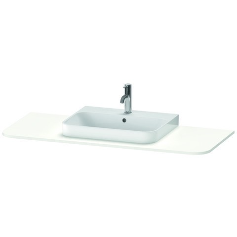 Duravit Happy D.2 Plus Konsole Weiß Seidenmatt 1300x550x16 mm - HP031KM3636