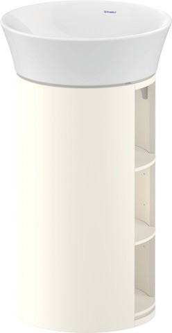 Duravit White Tulip Waschtischunterbau bodenstehend Nordic Weiß Hochglanz 410x410x750 mm - WT42390H4