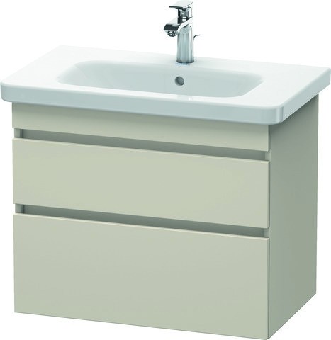 Duravit DuraStyle Waschtischunterbau wandhängend Taupe Matt 730x448x610 mm - DS648109191