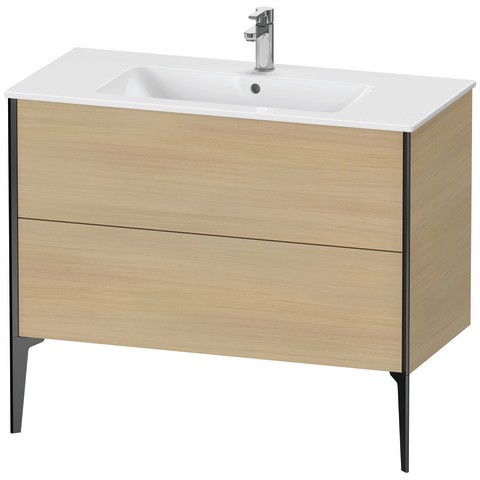 Duravit XViu Waschtischunterbau bodenstehend Mediterrane Eiche Matt 1010x480x594 mm - XV44830B271