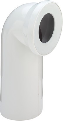 Viega WC Anschlussbogen 90 Grad 3811 in DN100 aus Kunststoff beige