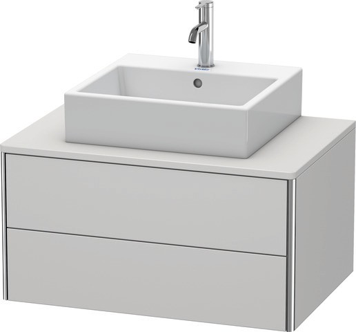 Duravit XSquare Konsolenwaschtischunterbau wandhängend Nordic Weiß Seidenmatt 800x548x400 mm - XS491