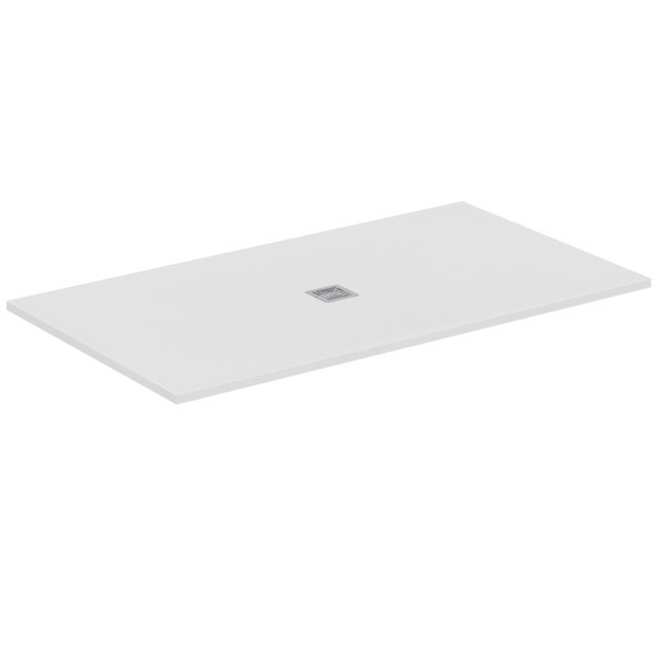 Ideal Standard Rechteck-Duschwanne Ultra Flat S + 1800x1000mm Ablauf zentriert Weiss, T5619FR