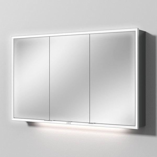 Sanipa Reflection Spiegelschrank MILO 120 mit LED-Beleuchtung, Anthrazit-Matt, AU03622