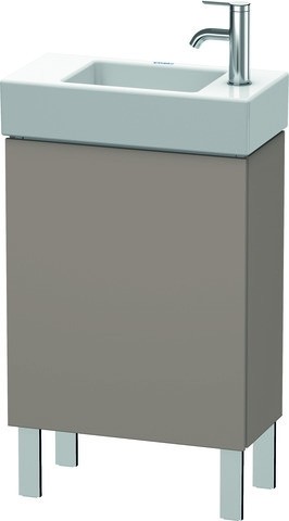 Duravit L-Cube Waschtischunterbau bodenstehend Basalt Matt 480x240x582 mm - LC6751R4343
