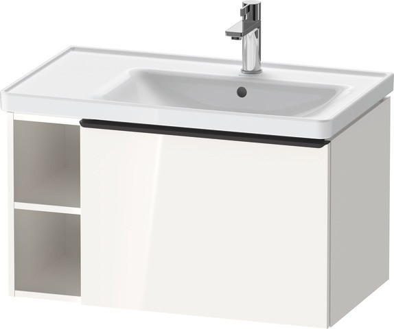 Duravit D-Neo Waschtischunterbau wandhängend Eiche Terra Matt 784x452x440 mm - DE4257034350000