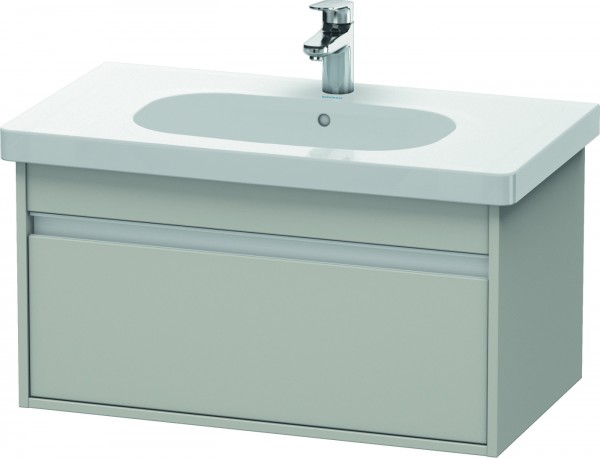 Duravit Ketho Waschtischunterbau wandhängend Betongrau Matt 800x455x410 mm - KT666700707