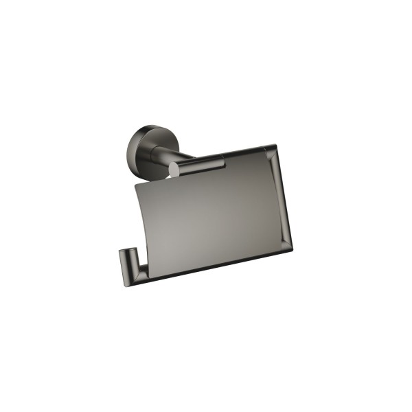 Dornbracht Papierrollenhalter mit Deckel SERIENSPEZIFISCH 83510979 Dark Platinum gebürstet, 83510979