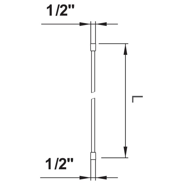 LAUFEN Kunststoff-Brauseschlauch 1/2" x 1/2"