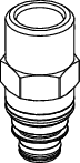 Tece -Wasseranschlussnippel 1/2" für Base- und Compact-Spülkästen, 9820378