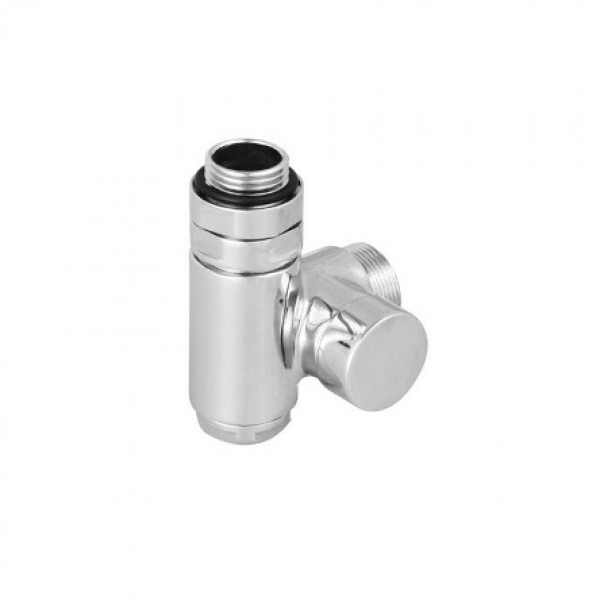 Terma Absperrventil mit integriertem T-Stück CYLINDER GZ 1/2"-GW 1/2"-GZ 24-19 links, TGZOCR010, C