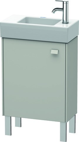 Duravit Brioso Waschtischunterbau bodenstehend Betongrau Matt 484x239x570 mm - BR4431L0707