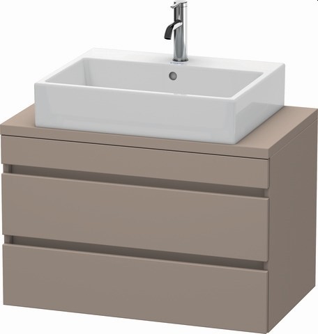 Duravit DuraStyle Konsolenwaschtischunterbau wandhängend Basalt Matt 800x478x512 mm - DS530704343