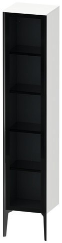 Duravit XViu Hochschrank Eiche Schwarz Matt 400x360x1770 mm - XV1375RB216