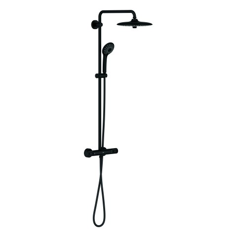 GROHE Duschsystem Euphoria 260 27615_2 Wandm. THM CoolTouch phantom black, 27615KF2