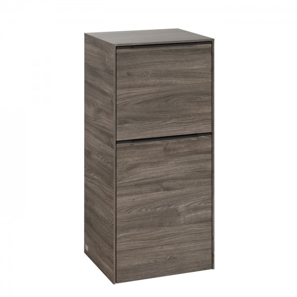 Villeroy & Boch Subway 3.0 Seitenschrank, 1 Auszug, 1 Tür, 400 x 860 x 346,5 mm, Stone Oak / Stone O