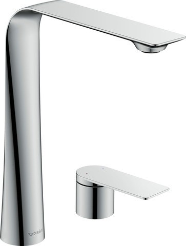 Duravit D.1 2-Loch Waschtischarmatur Chrom Hochglanz 230x45x253 mm - D11130002010