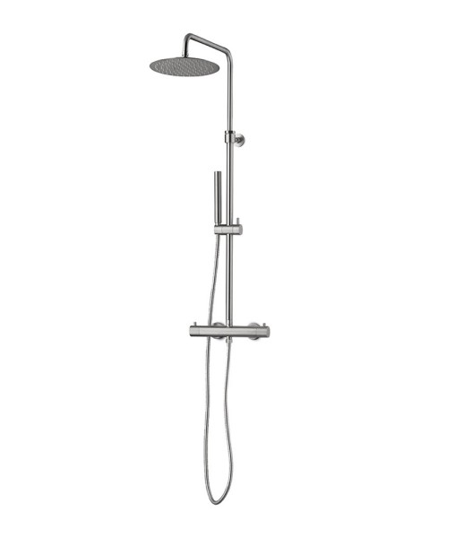 JEE-O Slimlime Shower Set, edelstahl gebürstet, 800-6610