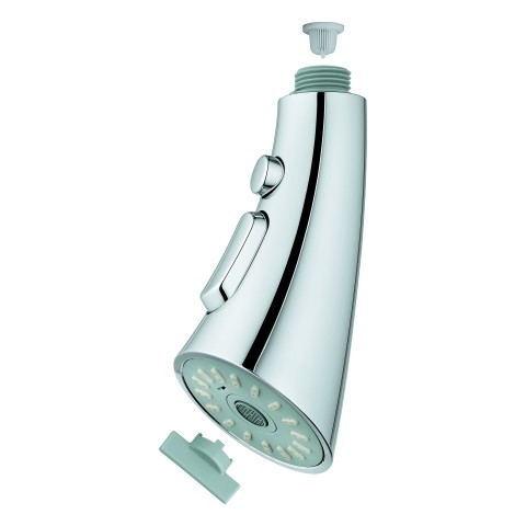 GROHE Spülbrause 48473 3 Strahlarten chrom, 48473000