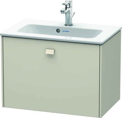 Duravit Brioso Waschtischunterbau wandhängend Taupe Matt 620x389x442 mm - BR401009191