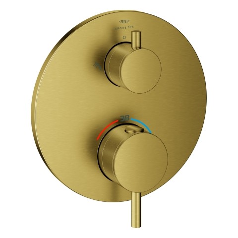 GROHE Thermostat-Brausearmatur Atrio 24358 FMS für 35604 2-Wege-Umst. cool sunrise geb., 24358GN0