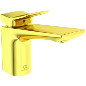 Ideal Standard Waschtischarmatur Conca Ausladung 140mm m.Ablaufgarnitur Brushed Gold, BD456A2