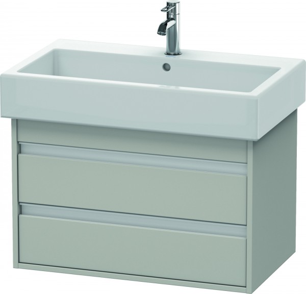 Duravit Ketho Waschtischunterbau wandhängend Betongrau Matt 750x440x480 mm - KT663700707