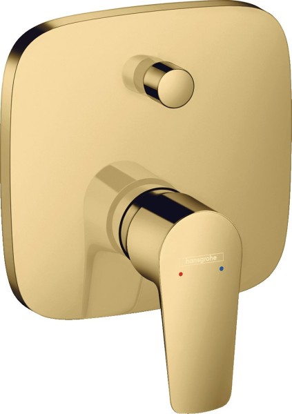 Hansgrohe Wannenmischer Unterputz Talis E Fertigset Polished Gold-Optik m.Sicherungskombination, 714