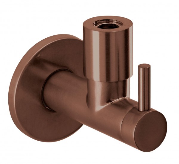Herzbach Design iX Eckventil 1/2" Edelstahl Copper, 21.954780.1.39