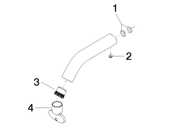 Dornbracht Auslauf Ersatzteile 90110620601 90 x 145 x 35 mm, 4,54 l/min. Messing gebürstet (23kt Gol