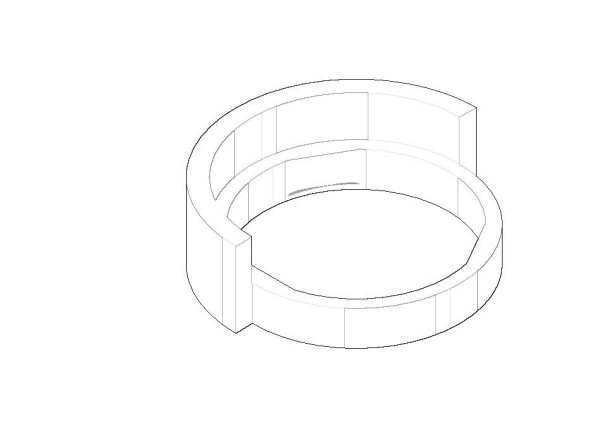 Dornbracht eMOTE Ring rot Ersatzteile 092810101 15 x 16 x 5 mm