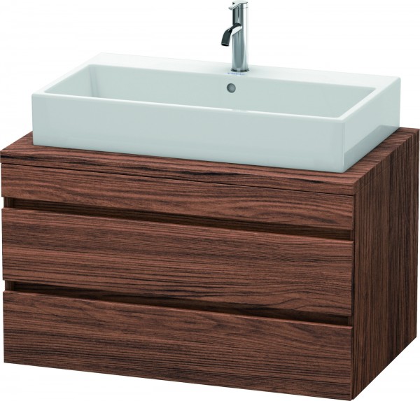 Duravit DuraStyle Konsolenwaschtischunterbau wandhängend Nussbaum dunkel Matt 900x548x512 mm - DS531