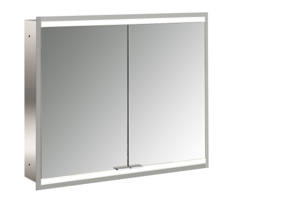 emco LED-Lichtspiegelschrank prime 2 Facelift Unterputz, 800 mm, 2-türig, IP 20 Rückwand verspiegelt