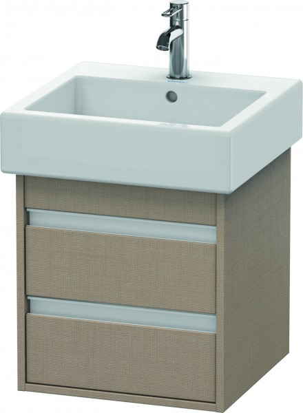 Duravit Ketho Waschtischunterbau wandhängend Leinen Matt 450x440x480 mm - KT663507575