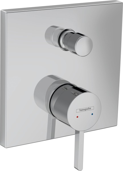 Hansgrohe Wannenmischer Unterputz Finoris F-Set mit Sicherungskombination chrom, 76416000