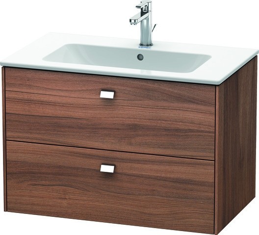 Duravit Brioso Waschtischunterbau wandhängend Nussbaum Matt 820x479x553 mm - BR410201079