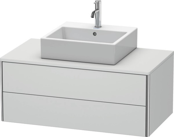 Duravit XSquare Konsolenwaschtischunterbau wandhängend Weiß Seidenmatt 1000x548x400 mm - XS491103636