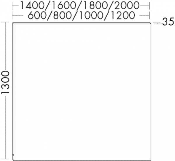 Burgbad Leuchtspiegel Sys30 PG1 Aqua 1300x800x35 Sys30 PG1 Aqua, SIFM080L320